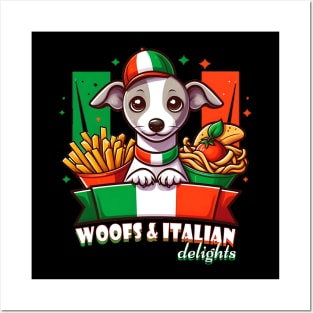 woofs and italian delights Posters and Art